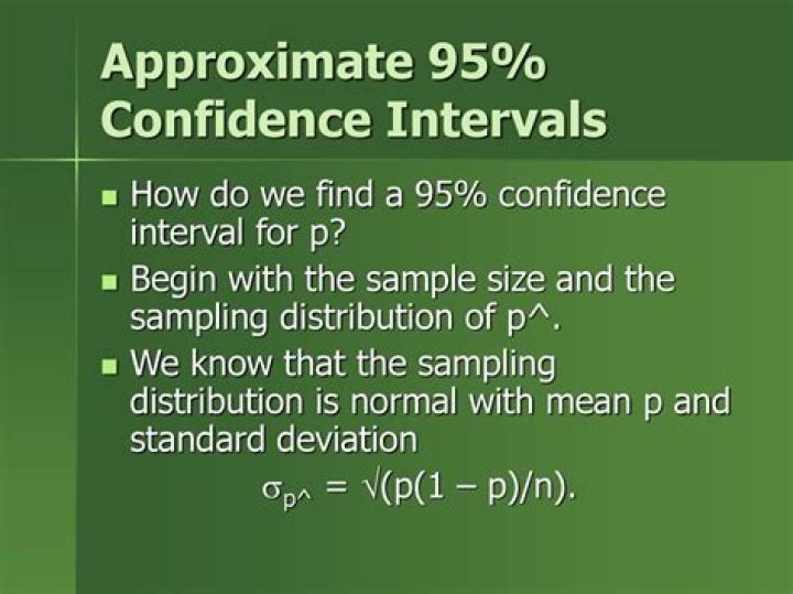 How do you construct a 95% interval estimate?