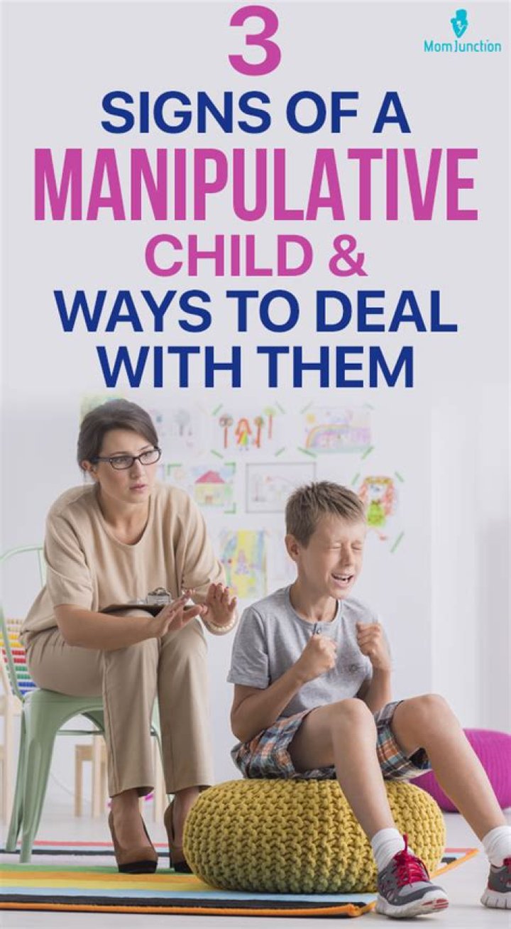 How do you deal with a lying manipulative child?