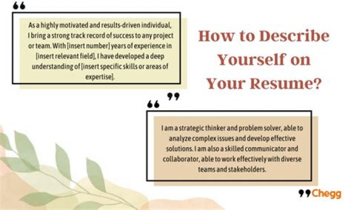 How do you describe an assignment?