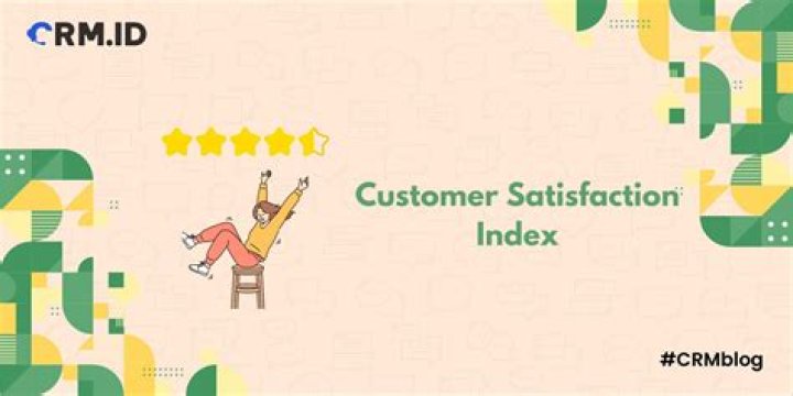 How do you find the customer satisfaction index?