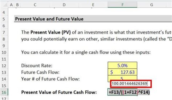 How do you find the present value of a 10 discount rate?
