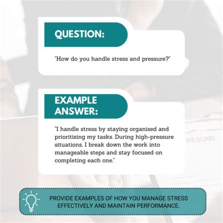 How do you handle ambiguous situations interview question?