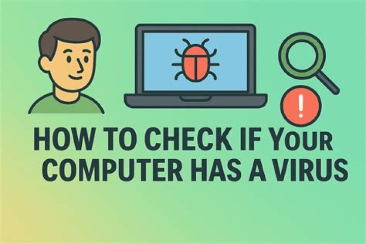 How do you know if laptop has virus?