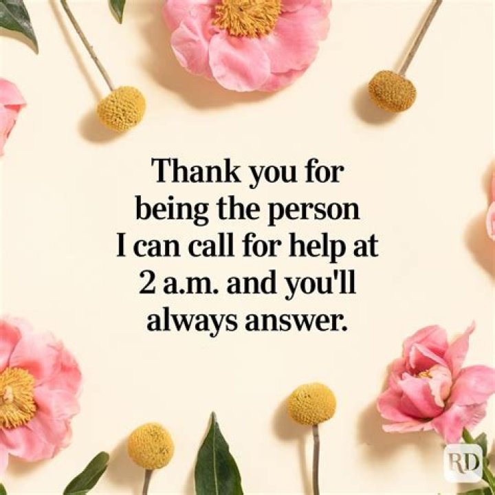 How do you say thank you for helping me out?