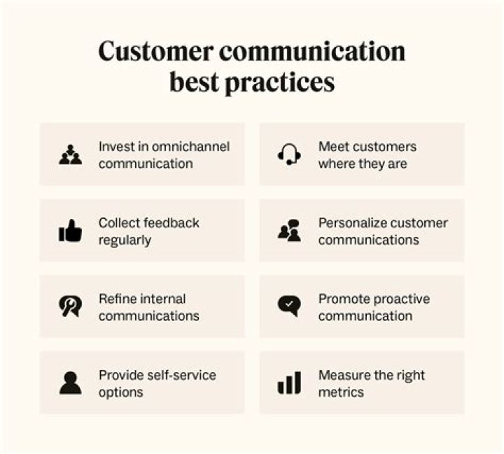 How do you talk to customers face-to-face?