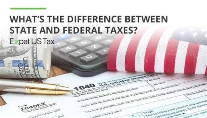 How do you tell the difference between state and federal taxes?