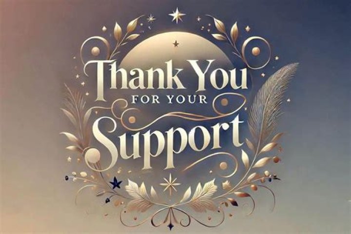 How do you thank someone for help and support?