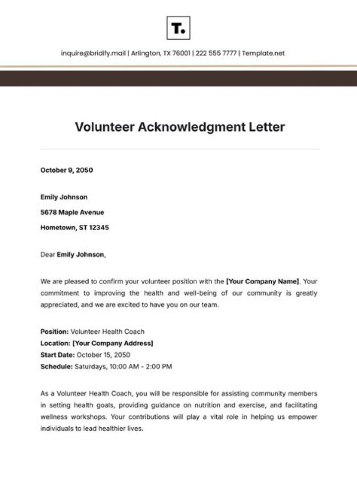 How do you write a volunteer email?