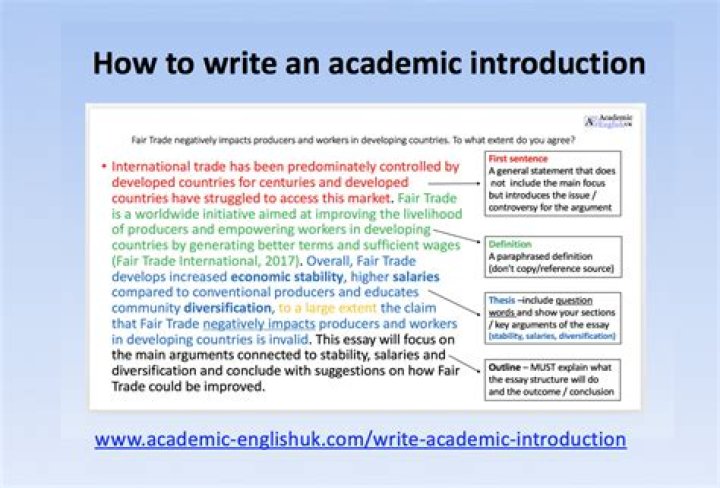 How do you write an introduction to an economics assignment?