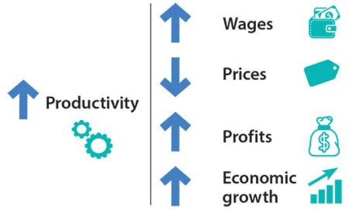 How does productivity affect economic growth?