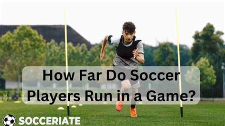 How far do you run during a soccer game?