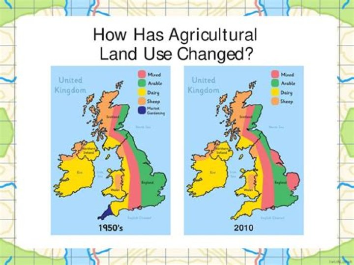 How has agricultural land use changed?