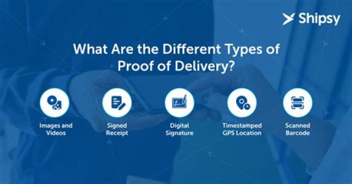 How important is proof of delivery?