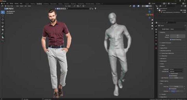How is a 3D model created?