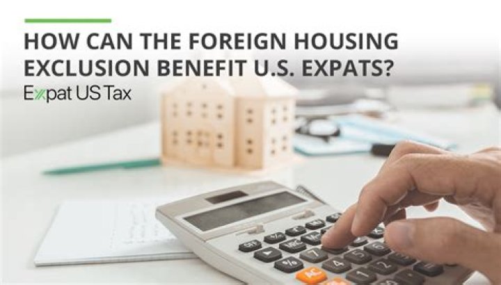 How is foreign housing exclusion calculated?