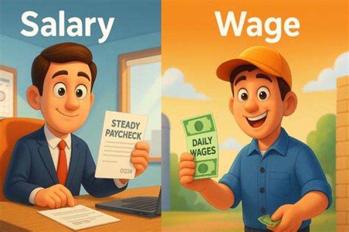 How is salary different from wages?