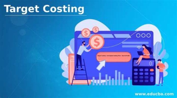 How is target costing applied to new products?