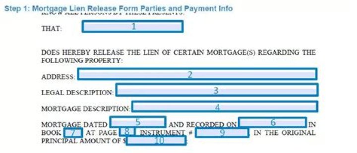 How long does a bank have to release a mortgage lien?