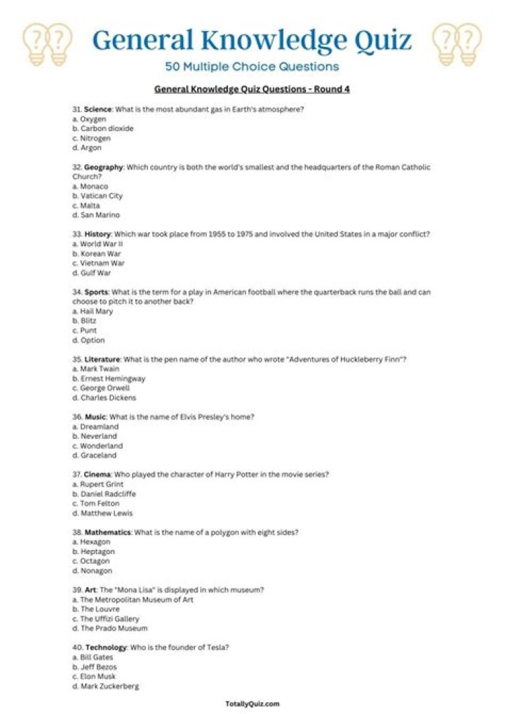 How long does it take to answer 50 multiple choice questions?