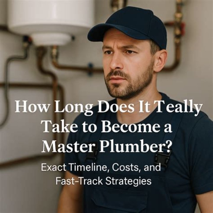 How long does it take to become a master plumber?