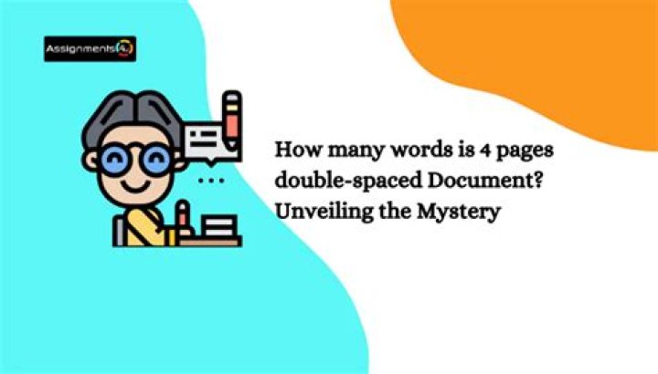 How long is 4 pages double spaced?