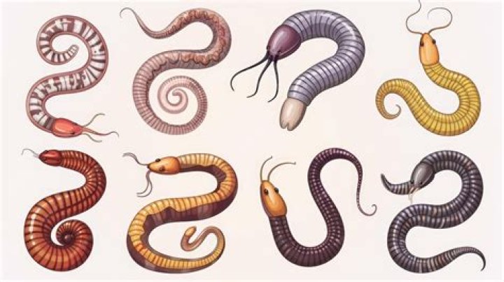 How many different types of worms are there?