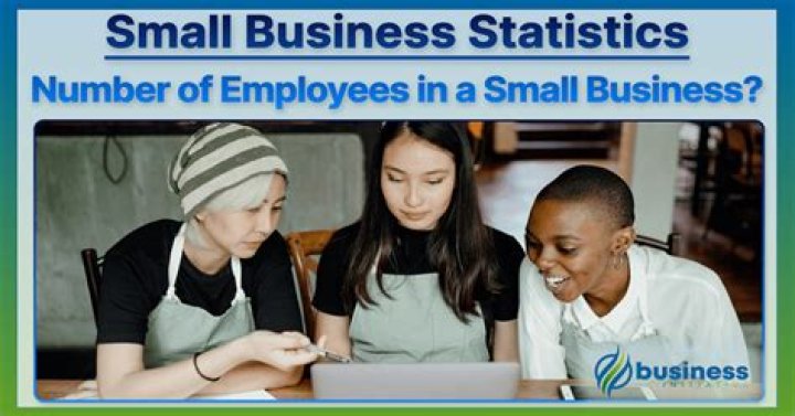 How many employees does a small business typically have?