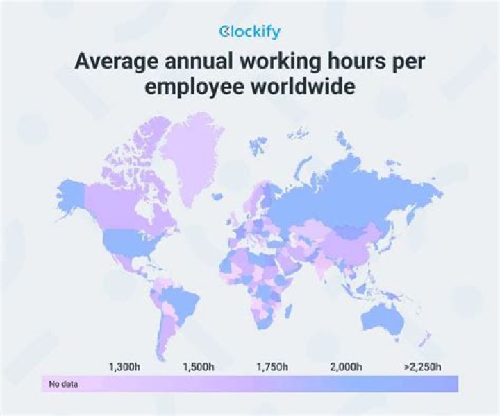How many hours of work is average?