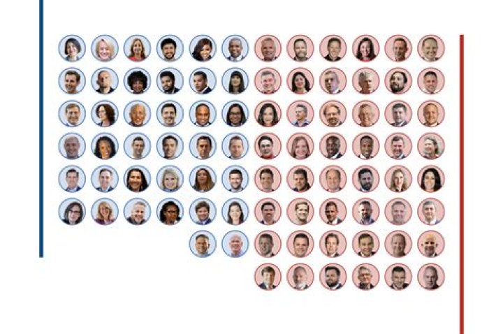 How many members are in each body of Congress?