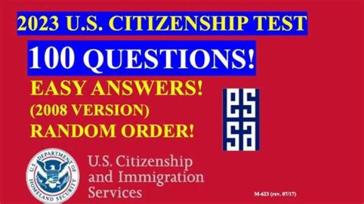 How many questions are on the citizenship test 2021?
