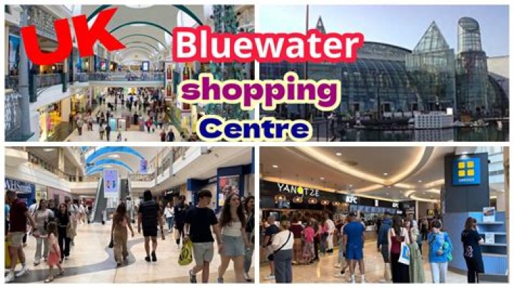 How many shops are there at Bluewater?
