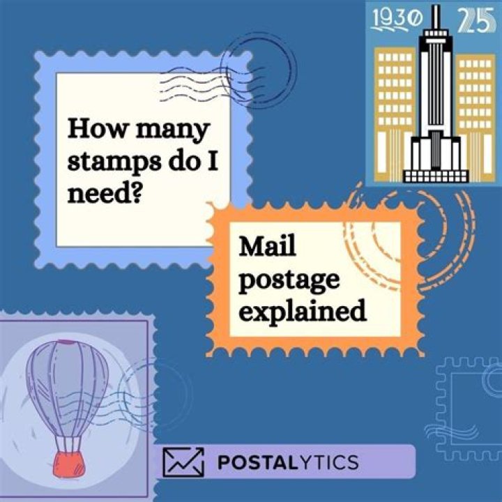 How many stamps do I need for interstate mail?