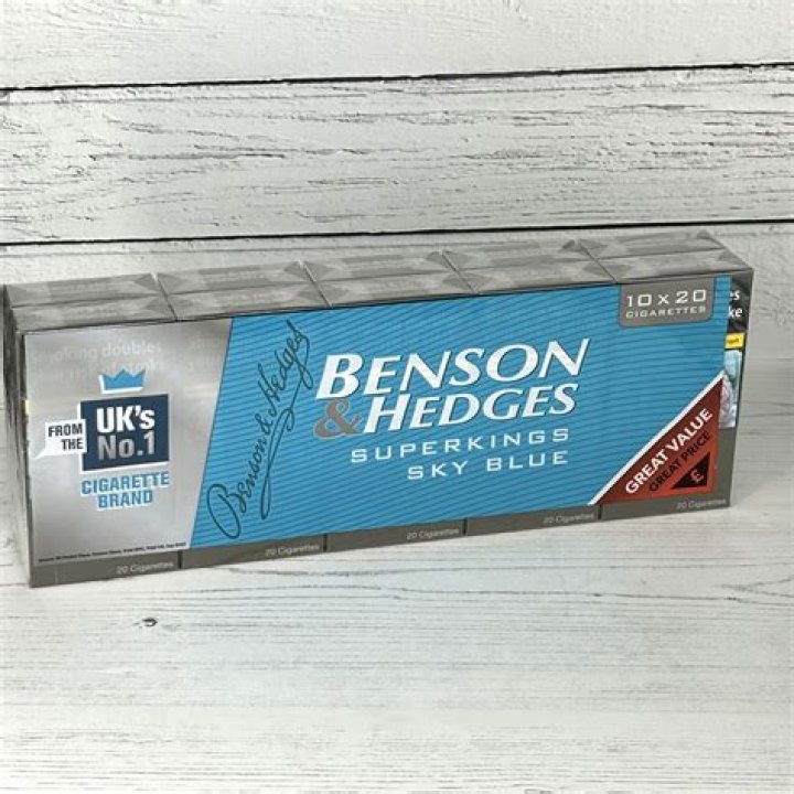 How much are 20 Benson and Hedges blue?