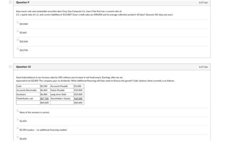 How much cash and marketable securities does gray day?