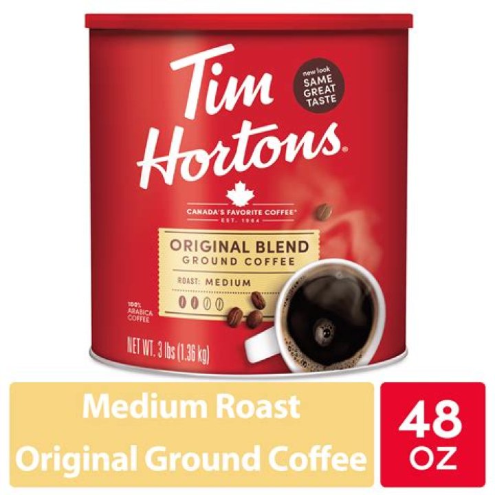 How much cream is in a Tim Hortons medium coffee?