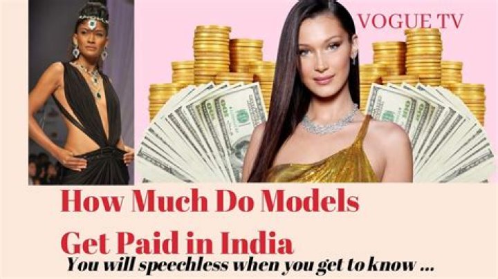 How much do Elite models get paid in India?