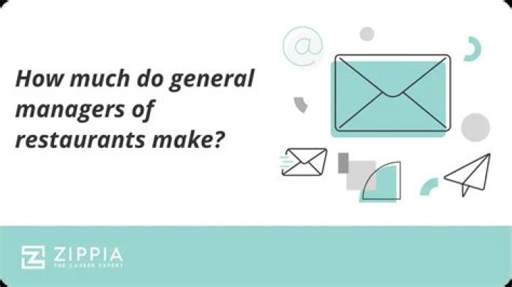 How much do general managers of restaurants make?