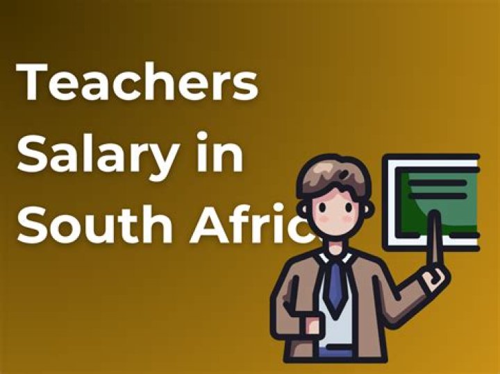 How much do new teachers earn in South Africa?