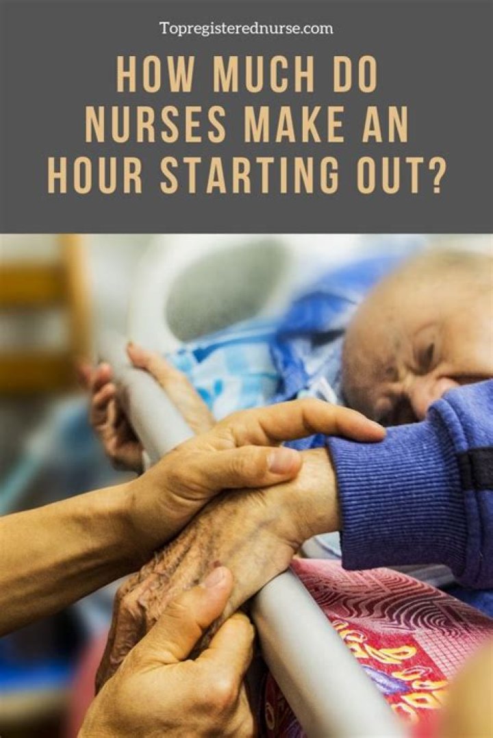 How much do nurses make an hour starting out in VA?