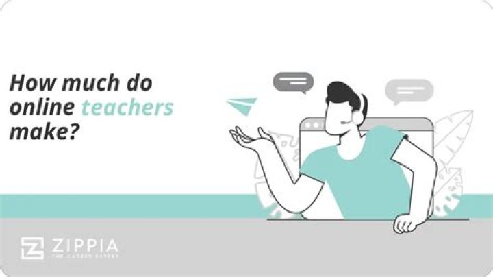 How much do online teachers make?
