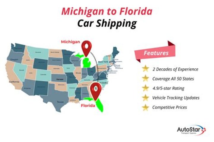How much does a flight cost from Michigan to Florida?