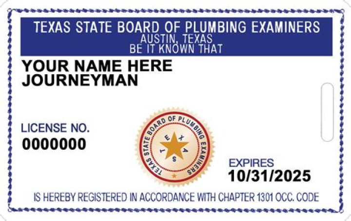 How much does a licensed plumber make in Texas?