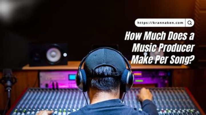 How much does a Music Producer make per song?