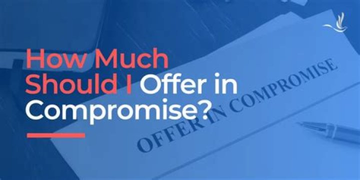 How much does an offer in compromise cost?