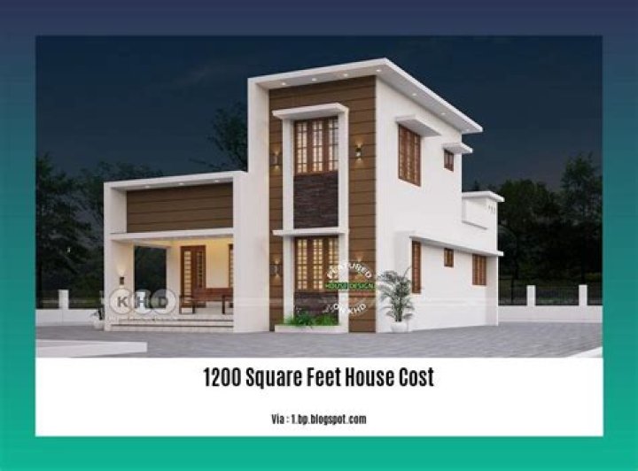 How much does it cost to build a 1200 sq ft house in Tamilnadu?
