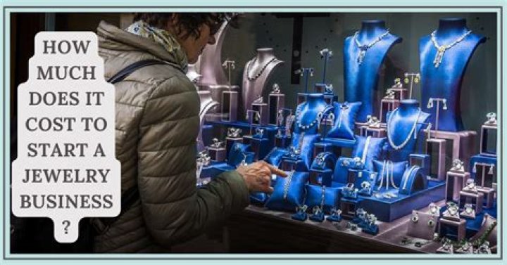 How much does it cost to start a jewelry business?