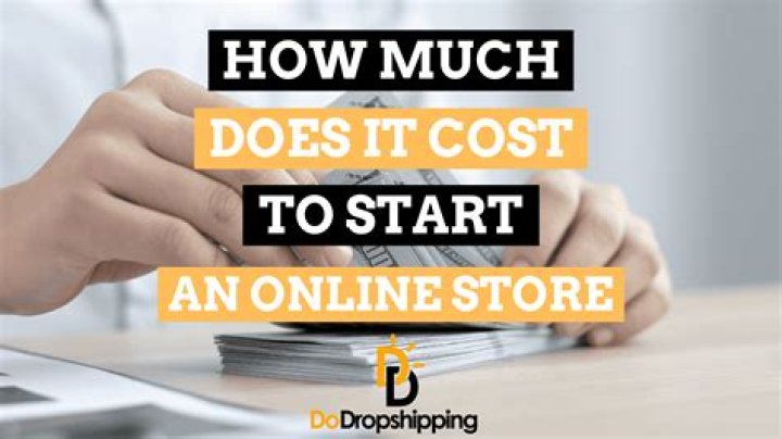 How much does it cost to start an online store on Shopify?
