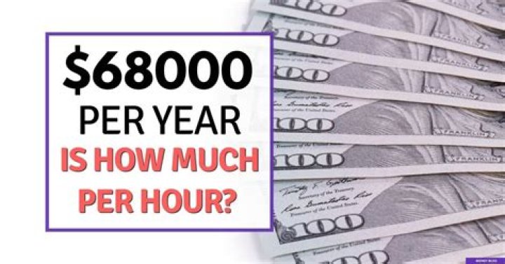 How much is 68000 a year per week?