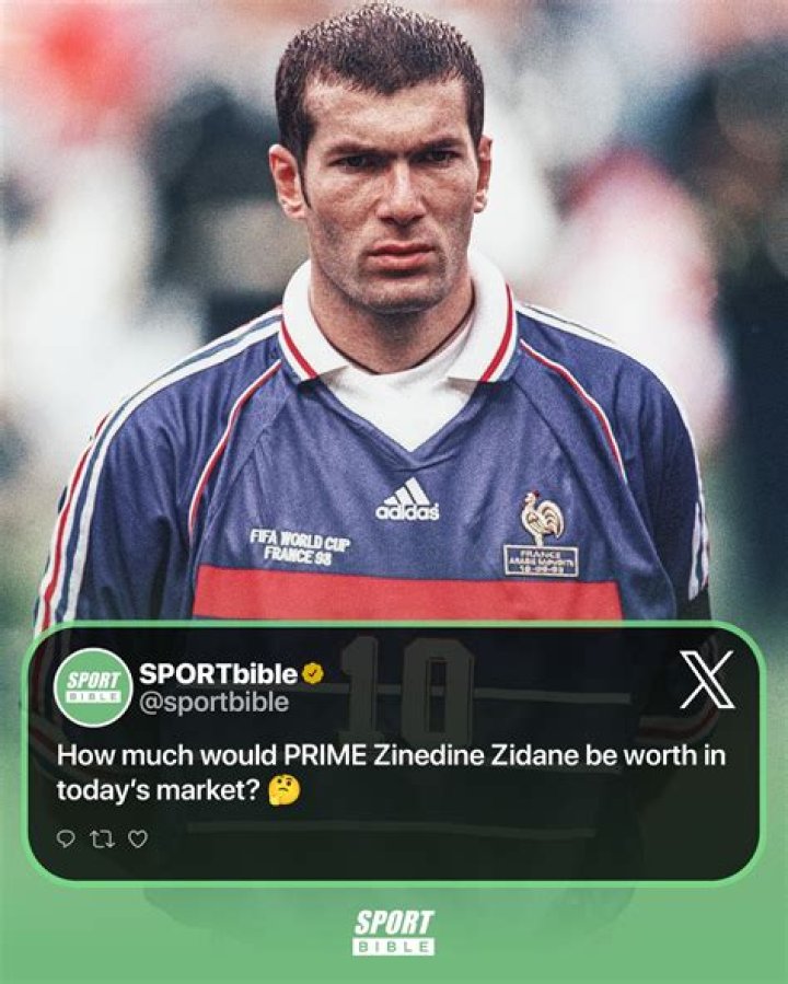 How much is Zinedine Zidane worth?
