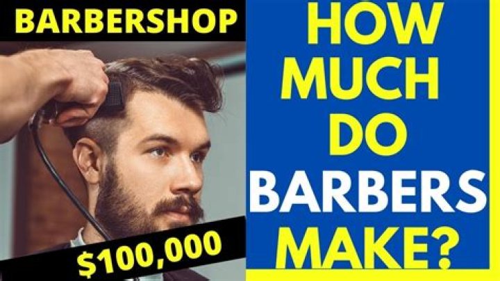 How much money does a barber make an hour?